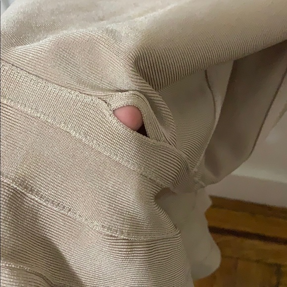 Nude color bodycon dress - Picture 4 of 4